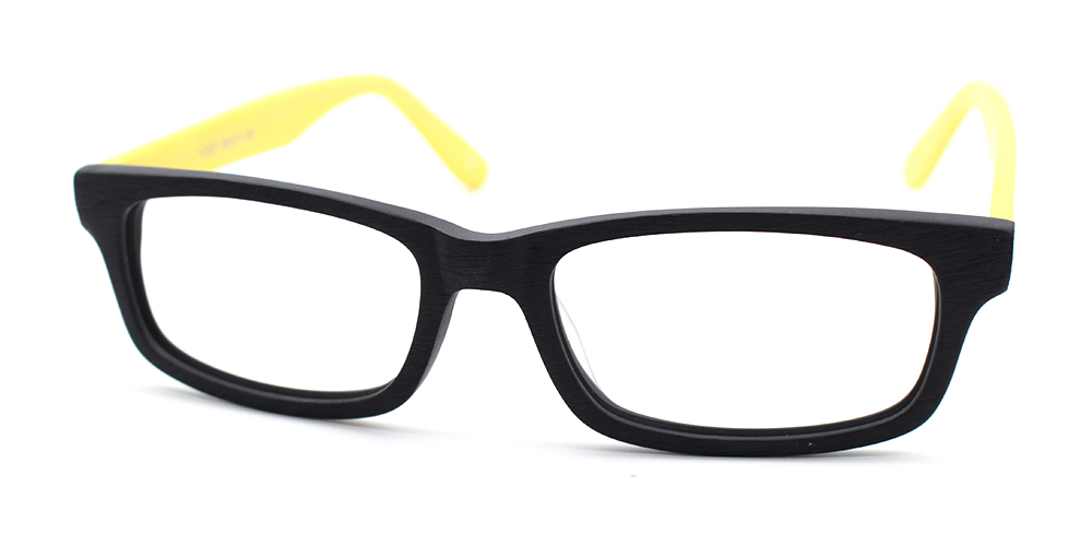 Prescription Glasses A1252 BLACK YELLOW