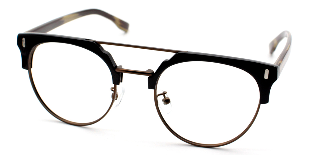 Prescription Glasses MA098 BLACK BROWN