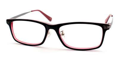 Prescription Glasses A7011 BLACK RED Prescription Glasses A7011 BLACK RED